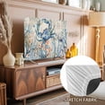 Indoor TV Cover for 24 Inch Flat Screen, Coastal Crab Stretch Fabric ...