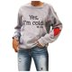thumbnail image 1 of Sudadera holgada de manga larga para mujer, sudadera con capucha, blusa a cuadros, empalme, manga larga, Tops de moda, jersey Pompotops gfhjh13256, 1 of 9