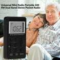 thumbnail image 1 of POINTERTECK Portable AM/FM Radio Rechargeable Walkman Radio Pocket Radio with LCD Display for Jogging(Black), 1 of 6