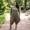 Olive, variant on Women's Plus Size Harem Long Sleeve Jumpsuits