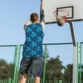 thumbnail image 5 of Pofeuu Cute Turtle Print Basketball Jersey, Shirts for Men Youth Basketball Jersey Crew Neck-Medium, 5 of 6