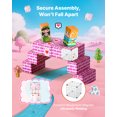thumbnail image 3 of Bloques magneticos VEVOR, 100 piezas, juego de castillo de princesa, juguetes sensoriales STEM Montessori, 3 of 9