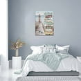 thumbnail image 6 of Lighthouse Wall Art Lighthouse Decor Ocean Seascape Blue Canvas Wall Decor Motivational Seagull Painting Nautical Teal Artwork Framed Ready to Hang for Bathroom Home Office 12"x16", 6 of 6