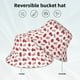 thumbnail image 2 of Fotbe Strawberry Sombrero Tipo Pescador con Estampado – Sombrero de Sol de Algodón de Moda para Playa, Golf, Pesca, 2 of 6