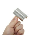 thumbnail image 4 of Unique Bargains 1 Pc Ponytail Buckle Hair Clip Twill Semi-cylindrical Hair Ponytail Cuff for Women Silver Tone, 4 of 5