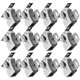 thumbnail image 1 of Door Bead Roller Catch Cabinet Double Roller Catch with 12Pcs for Cabinet, 1 of 3