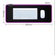 thumbnail image 3 of Alfombrilla de ratón para juegos Rgb, alfombrilla de ratón y teclado de computadora grande extra extendida LED suave, base de goma antideslizante impermeable para jugadores (31,5 x 15,7 pulgadas) Feliz Sencillez, 3 of 5