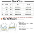 thumbnail image 2 of S LUKKC LUKKC Front Button Bras for Women Plus Size Front Closure Bras Full Coverage No Underwire Bras for Seniors Wireless Front Close Push Up Bra Comfort Support Sleeping Everyday Bras, 2 of 2