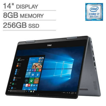 Dell i5482-7137GRY 2-in-1 Notebook - Intel Core i7-8565U - 8GB DDR4 - 256GB - Intel UHD Graphics 620 - Windows 10 Home - Gray