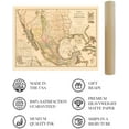 thumbnail image 4 of HISTORIX 1847 United States of Mexico Map Vintage Poster Wall Art Print, 18 x 24 Inch, 4 of 7