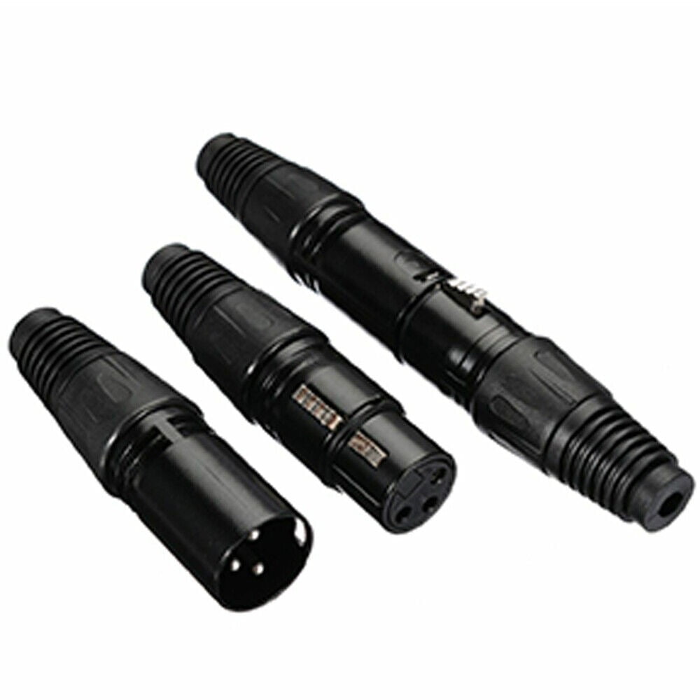 Cocobaby 10/20/30/40Pair Microphone Connector XLR DMX 3 Pin Male&Female MIC Connector Plug Audio