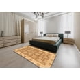 thumbnail image 4 of Ahgly Company Indoor Rectangle Abstract Orange Abstract Area Rugs, 7' x 9', 4 of 6