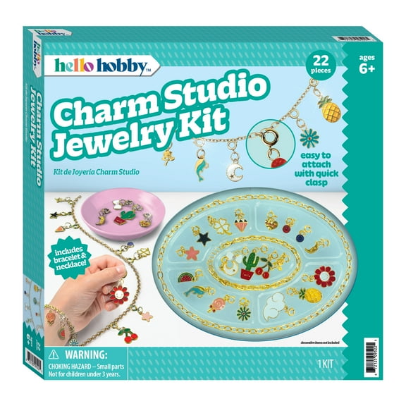 Hello Hobby Charm Bracelet Making Kit for Kids & Teens