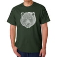 thumbnail image 1 of Men's Word Art T-shirt - Bear Face, 1 of 2