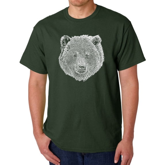 Men's Word Art T-shirt - Bear Face