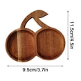 thumbnail image 3 of Wooden Tray Oval Tea Set Fruit Tray Nut Tray Household Tea Tray, 3 of 9