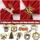 thumbnail image 5 of Servilletero de Navidad de 36 Piezas Conjunto Servilletero de Navidad de Metal Servilletero de árbol de Navidad Decoración de Anillo de Servilleta, 5 of 5