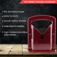 Slyce Bagel Slicer, Bagel Guillotine Cutter with Safety Shield and