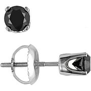 Miadora 10k White Gold 2/5ct TDW White Diamond Parallel Baguette Square Bridal Set 7