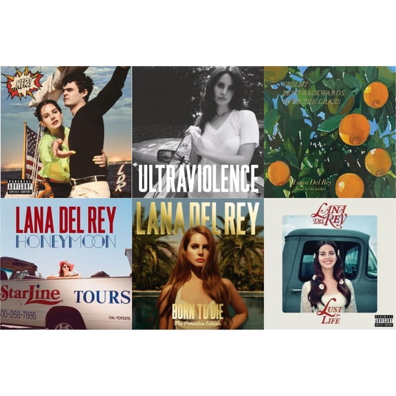 Violet Bent Backwards Over The Grass & Nfr! & Born To Die (Paradise Edition) & Ultraviolence & Honeymoon & Lust For Life [CD Bundle]