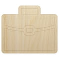 thumbnail image 1 of Brief Case Work Icon Wood Shape Unfinished Piece Cutout Craft DIY Projects - 4.70 Inch Size - 1/8 Inch Thick, 1 of 7