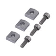 thumbnail image 2 of LOOKSEVEN Electric Guitar Double Locking Tremolo String Lock Clamps & Hex Screws Set, 3 Colors Available-chorme, 2 of 6
