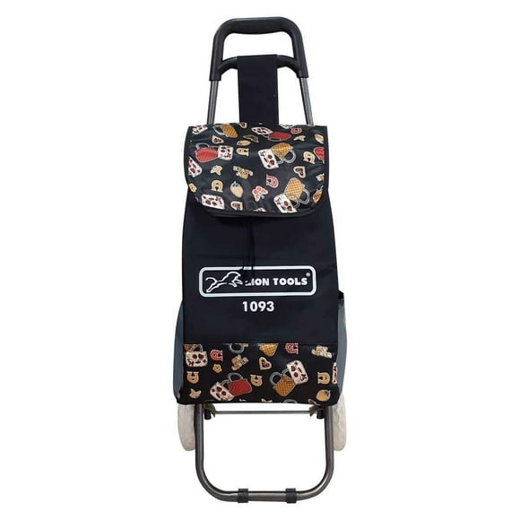 Carrito Para Mandado Multiusos Plegable Lion Tools Bolsa Negra