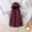 A08 Red, variant on Maqroz Puffer Vest Boys Girls Mid Length Hooded Zip Up Down Vest Winter Warm Sleeveless Quilted Jacket with Zipper Pockets Outerwear, Szies 3-12