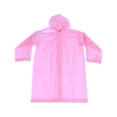 thumbnail image 2 of Chubasquero Largo Capa De Lluvia Ropa Impermeable Cómoda Impermeable Reutilizable Chaqueta De Lluvia Adulto Rosa SM SunniMix Ponchos de lluvia, 2 of 8