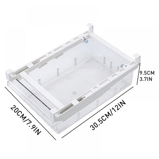 Boîte de Rangement pour Réfrigérateur Tiroir pour Compartiment Réfrigérateur de Moins de 0,6”