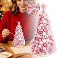 thumbnail image 6 of Dreamy Beaded Christmas Tree DIY Kit With Pins And Star Topper, Handmade Holiday Craft Set, Beaded Tabletop Decor For Adult Creative Home Decoration, 6 of 7