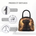 thumbnail image 4 of Pofeuu Lake Meditating Elephant Print Lunch Bag for Adult Insulated Lunch Box,Leakproof Cooler Food Lunch Containers Reusable High Capacity Lunch Tote Bags-One Size, 4 of 6