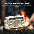 thumbnail image 4 of Radio Solar AM/FM/SW Hand Con Linterna BT Speaker (Caki), 4 of 9
