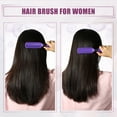 thumbnail image 2 of Unique Bargains Hair Brush Detangling Brush for Women Travel Wet Hair Brush for Straight Curly Hair Barber Brush Tools Purple, 2 of 7