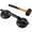 Black, variant on Professional Aluminum Vacuum Lifter Tool Secure Grip Design Suction Gripper for Construction Glass and Mirror Handling