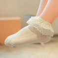 thumbnail image 4 of AVAIL Spring Summer Children's Socks Double-layer Lace Ankle Socks 0-7Y, 4 of 6