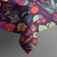 thumbnail image 5 of Pioneer Flower Floral Print Pattern Square Tablecloth,Waterproof Square Table Cover,Wipeable Spillproof Washable Table Cover for Home Kitchen Party Decor 52"x52"(132x132cm), 5 of 6