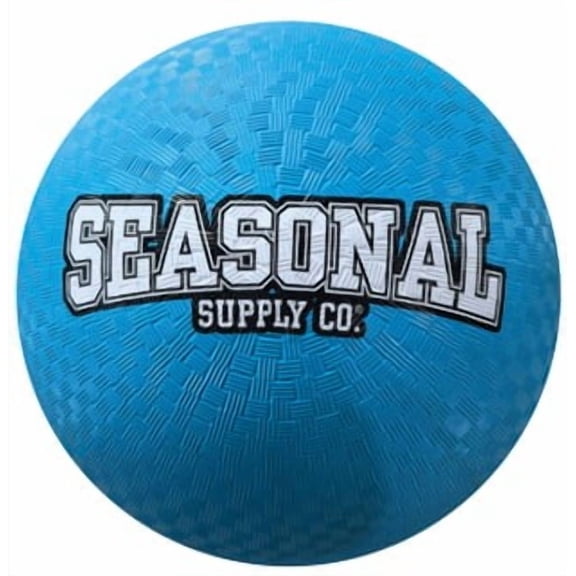 Seasonal Supply Co. 8.5in Solid Playground Ball for Soccer, Blue