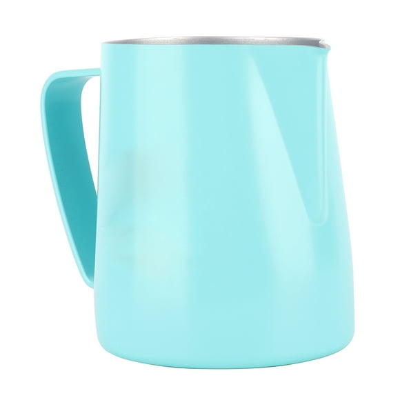 CHICIRIS Milk Pitcher,Milk Frothing Cup,Pointed Mouth Coffee Frothing Cup Stainless Steel Milk Pitcher for Home Coffee Shop