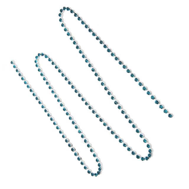 Rhinestone Chaîne Strass Griffe Chaîne Chaîne Ceinture Diy Strass Chaîne Ronde Strass Griffe Chaîne 5 Yards Strass Chaîne Forte Praticabilité Brillant Coloré Rond