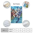 thumbnail image 2 of Japan Sci-Fi Fantasy Anime Movie KonoSuba Role Poster Artworks Canvas Poster Room Aesthetic Wall Art Prints Home Modern Decor Gifts 16x24inch(40x60cm), 2 of 6