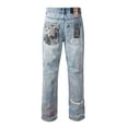 thumbnail image 3 of New Ksubi Jeans Men's 2025 New Fashion Trend High Quality Jeans Slim Fit Stretch Jeans for Men, 3 of 7