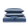 thumbnail image 5 of Nautica Home | Craver Collection | 100% Cotton Cozy & Soft, Durable & Breathable Striped Comforter & Matching Sham(s), Twin/Twin XL, Navy/White, 5 of 9