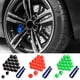 thumbnail image 5 of 20 piezas de pernos de rueda de coche, cubierta de cabeza, tapa de tuerca de cubo de neumático de Metal, decoración portátil para automóvil, Vehículos, repuestos y accesorios Mis Rojo 19 mm sweethay VI018498-05, 5 of 6