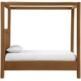 thumbnail image 4 of Meridian Furniture Lit Simple Rembourré en Velours Salina, 4 of 11