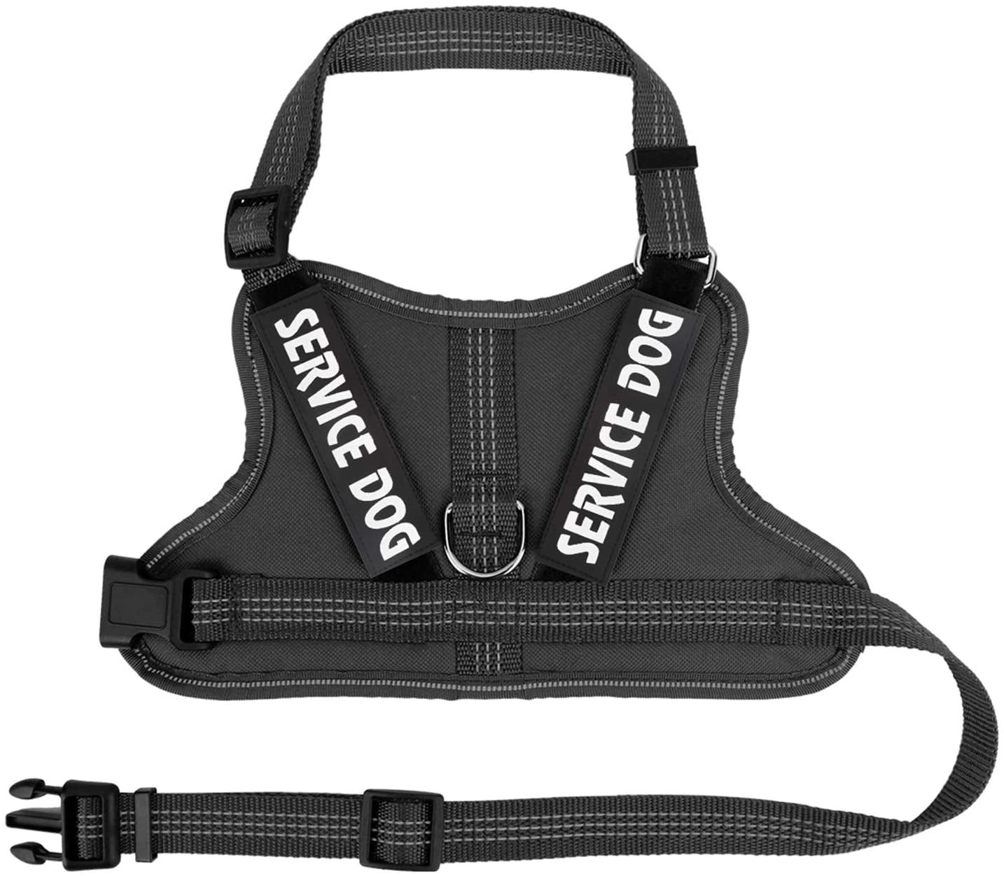 Service Dog Vest Harness, NoPull Reflective Service Dog Harness with 2
