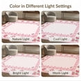 Pink Rug Preppy ODIKA 8'x10' Ultra-Soft Area Rug, Pink Preppy Border Cute Scattered ...