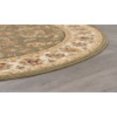 thumbnail image 6 of Traditional Area Rug (5'3'' Round) Oriental Green, Beige Indoor Round Easy to Clean, 6 of 6