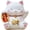 B, variant on Jiibva Lucky Cat Piggy Bank Maneki Figure Cute Maneki Piggy Bank Cartoon Cat Saving Pot Car Decorations Money Saving Bank Cars Cash Savings Box Coin
