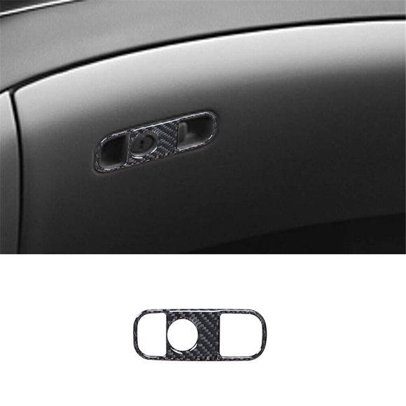 Carbon Fiber Interior Passenger storage handle Cover Trim for Acura TL 2004-2008